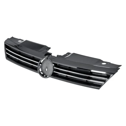Grille Assembly Black/Chrome for Volkswagen Jetta Sedan 2011–2014