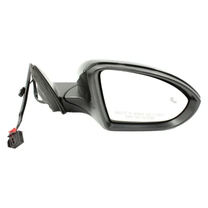 Door Mirror Right w/Blind Spot Detection w/o Signal Lamps w/Cover for Volkswagen Jetta 2019–2023