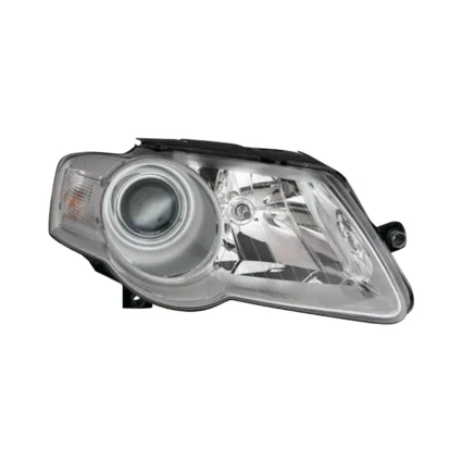 Headlight Assembly Composite Right Halogen Valeo Brand for Volkswagen Passat 2006–2010