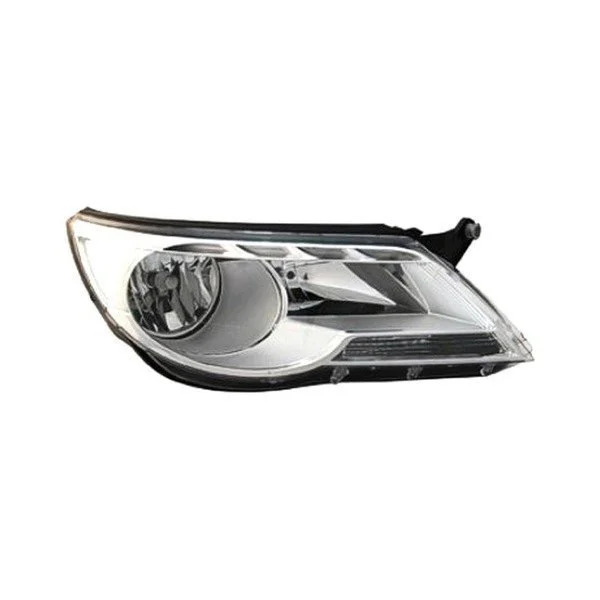 Headlight Assembly Composite Right Halogen From VIN 902501 CAPA for Volkswagen Tiguan 2009–2011