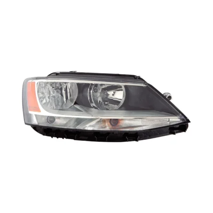 Headlight Assembly Composite Right for Volkswagen Jetta Sedan 2011–2016