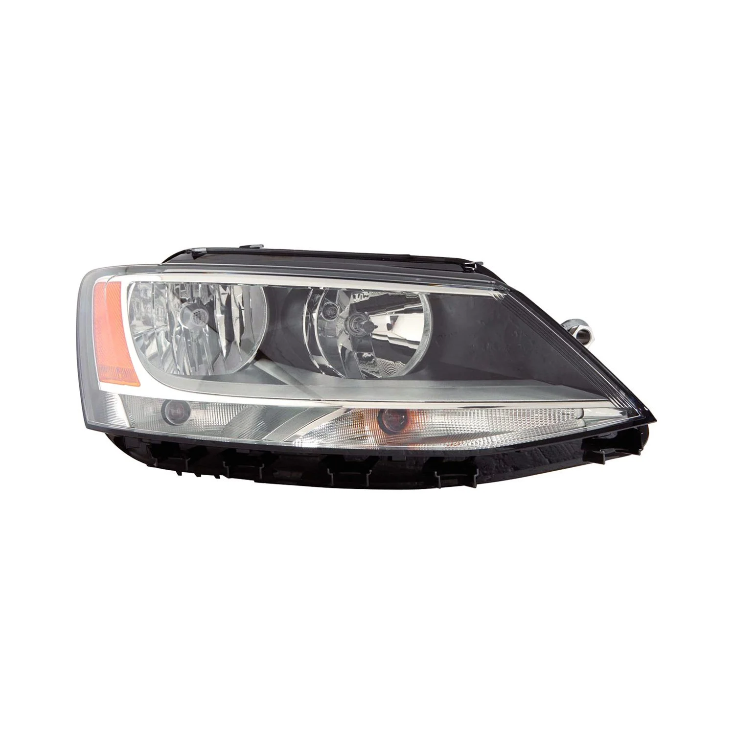 Headlight Assembly Composite Right CAPA for Volkswagen Jetta Sedan 2011–2016
