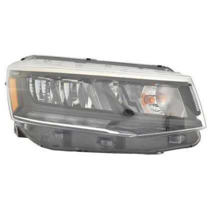 Headlight Assembly Composite Right w/o Adaptive Headlamps CAPA for Volkswagen Taos 2022–2024
