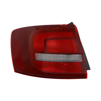 Tail Light Assembly Left Outer w/o LED w/Rear Fog Lamp for Volkswagen Jetta Sedan 2011–2018