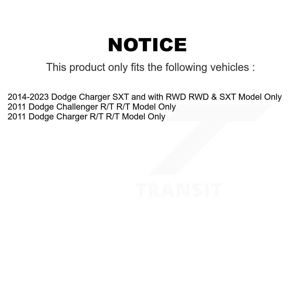 Front Complete Shocks Strut And Coil Spring Assemblies Pair For Dodge Charger Challenger K78A-100490 - Image 2
