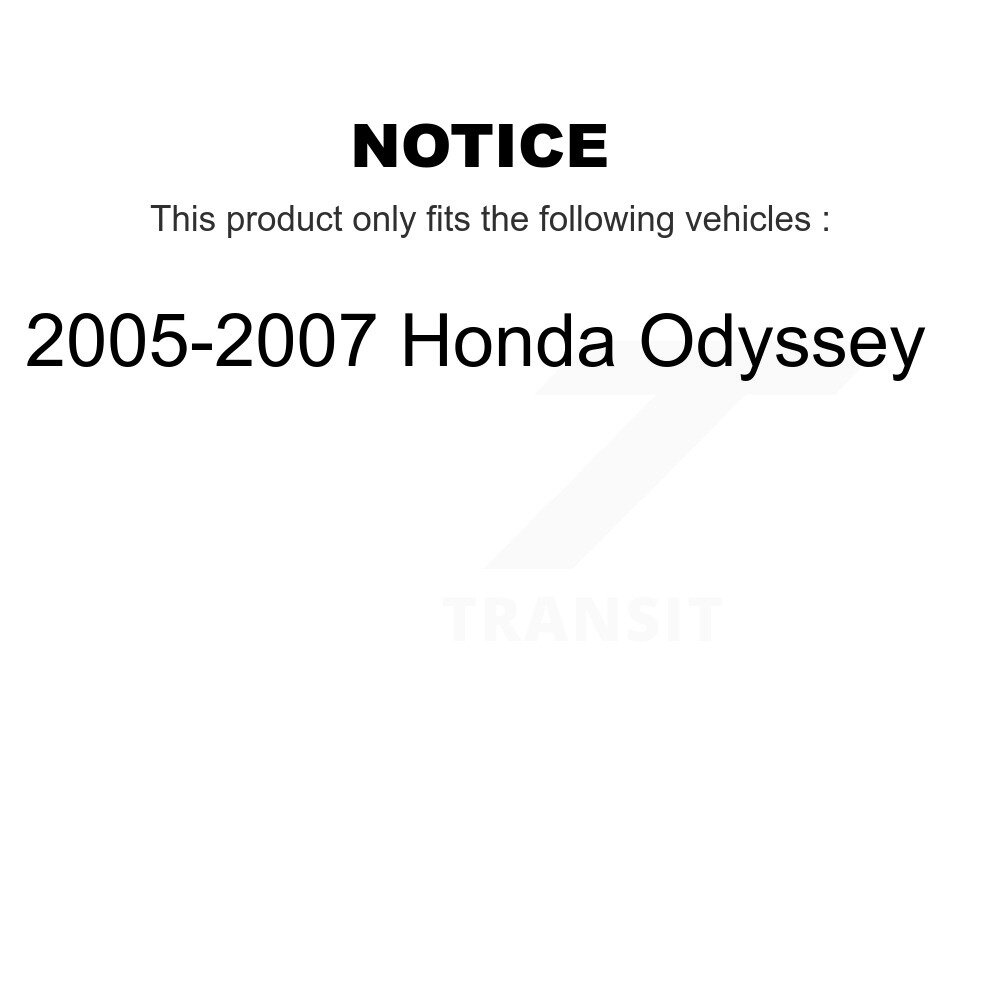Front Rear Complete Shocks Strut Coil Spring Assemblies Kit For 2005-2007 Honda Odyssey K78M-100135 - Image 2